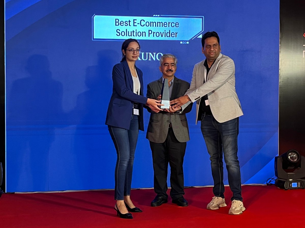 FinancialXpress's tweet image. LIVE from #FEFutechAwards: Applauding efficiency and growth. Congratulations to the winners of the Best E-Commerce Solution Provider category.

🏆 Gold: Unicommerce Solutions Limited
🥈 Silver: Xuno

#FE #FutechAwards #Ecommerce