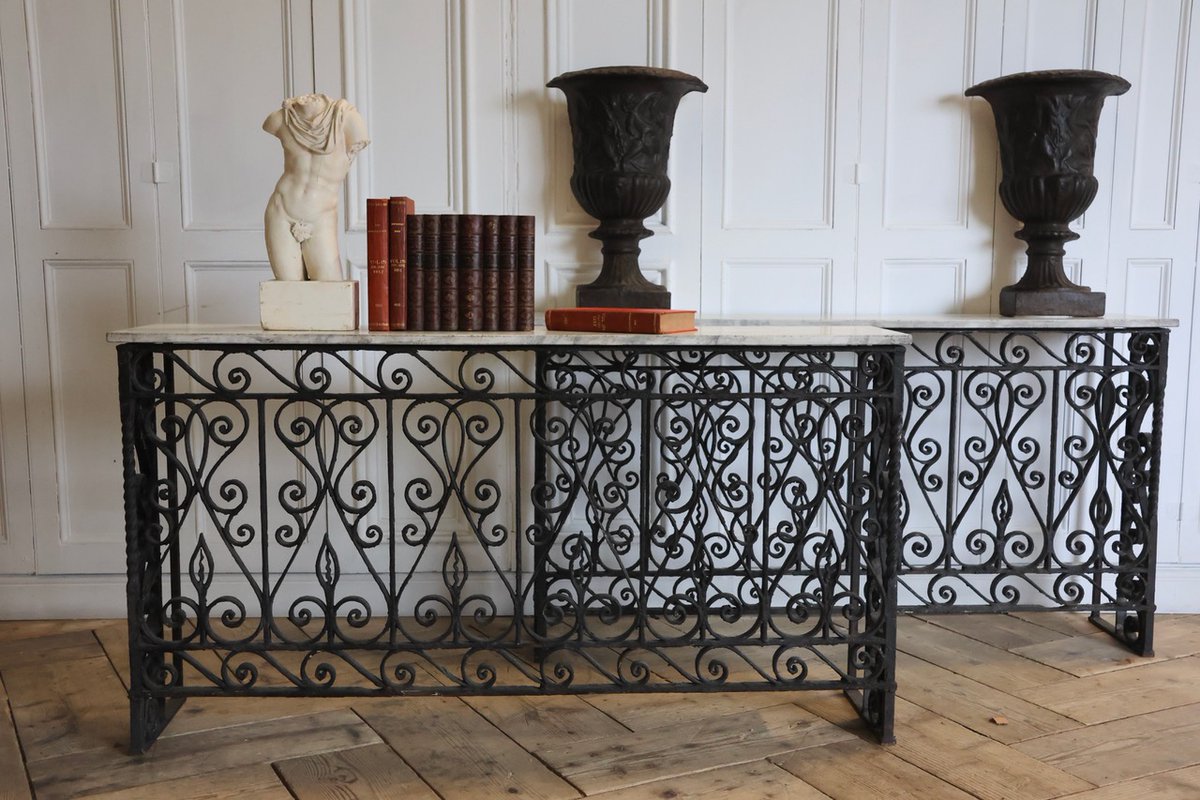 BrownriggUK's tweet image. Good Pair of 19th Cent Cast Iron Console Tables

tinyurl.com/4hyzebme

#consoletable #antiqueconsoletable #pairoftable #antique #furniture