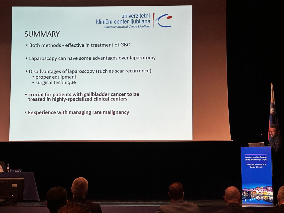 Excellent lecture about MIS for gallbladder cancer - <a href="/ukclj/">UKC Ljubljana</a> expirience👏👍