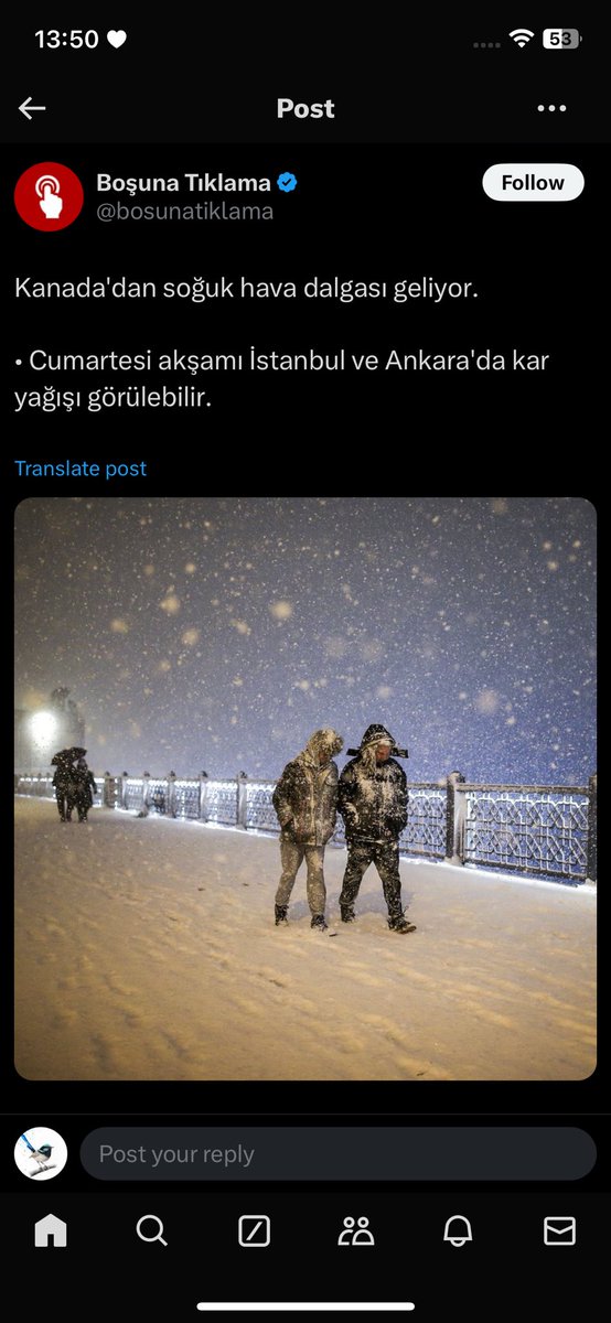 Kanada’dan soğuk hava dalgası bile geliyor bir sen gelemiyorsun 🥲