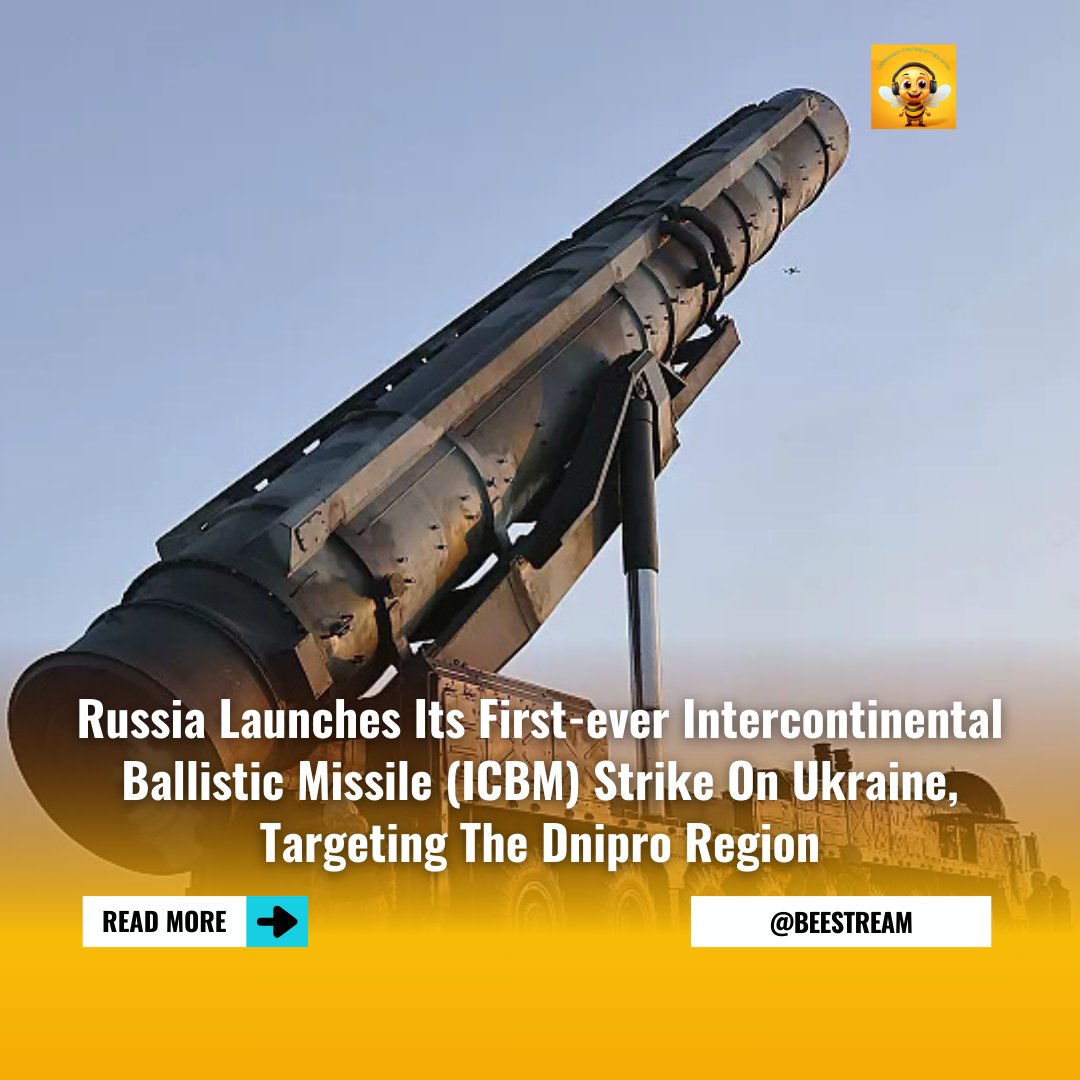 BeeStream65946's tweet image. The launch follows a series of heightened nuclear threats from Russia, which have been aimed at deterring Western intervention and support for Ukraine​. Join The Beestream Channel and #beeinformed whatsapp.com/channel/0029Va…