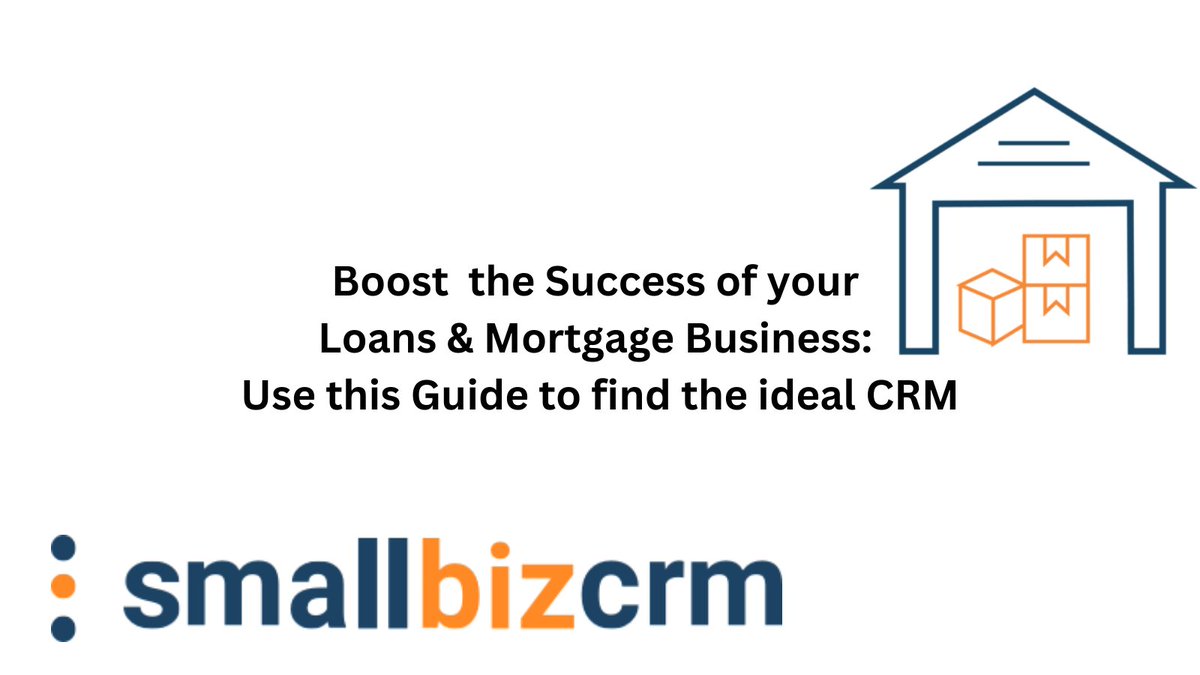 SmallBizCRM's tweet image. Tired of juggling client data and loan processes manually? A CRM simplifies it all, from start to finish: shorturl.at/L4d52 #MortgageCRM #EfficientWorkflows #LoanManagement #CustomerCare
