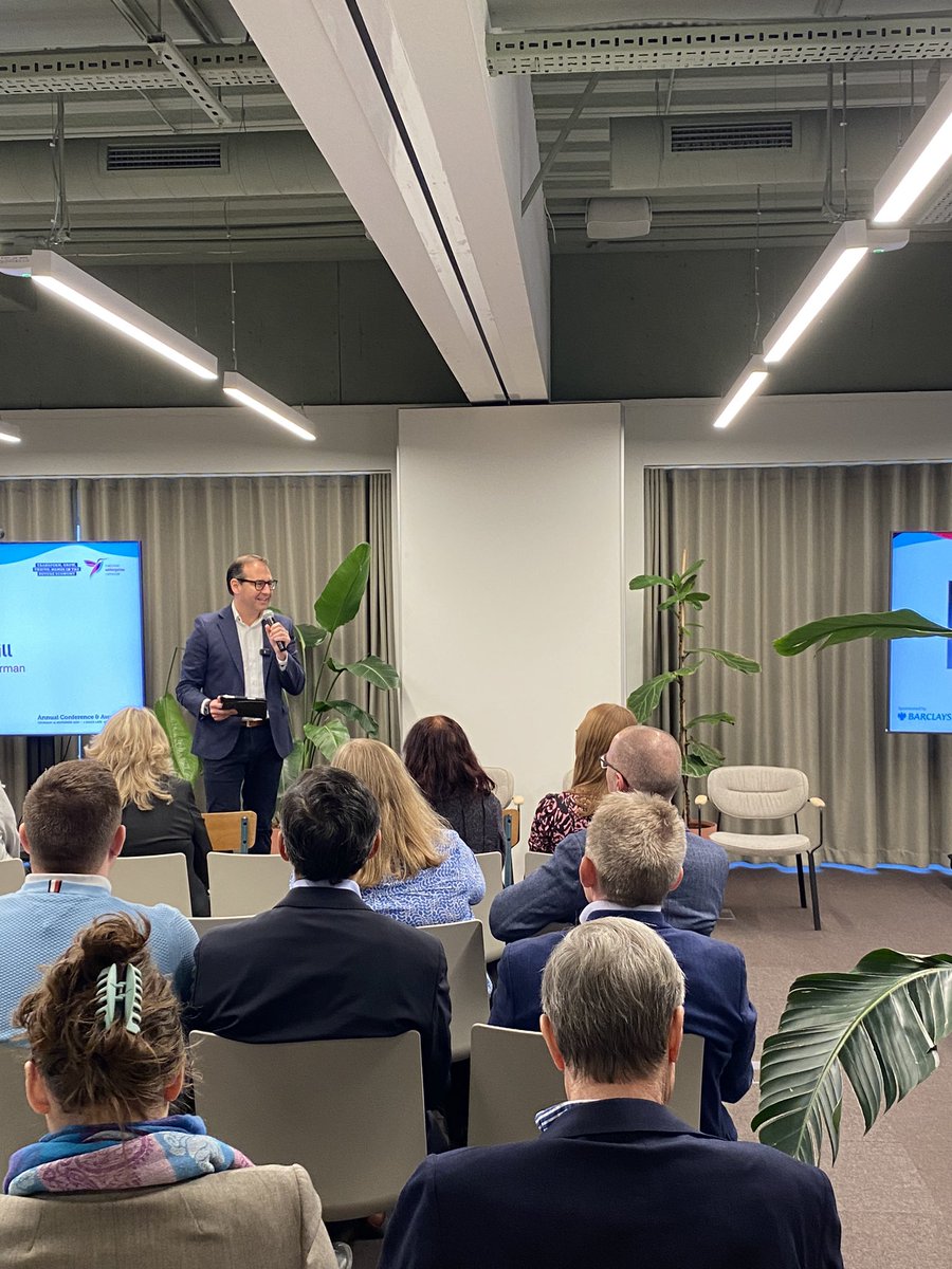 NatEntNet's tweet image. What a treat to see @OliBarrett MBE on stage.🌟
 
As a seasoned entrepreneur, a presenter and a trusted connector, his in-depth understanding and enthusiasm will guide critical discussions today.
 
#NENConf2024 #ConferenceHost