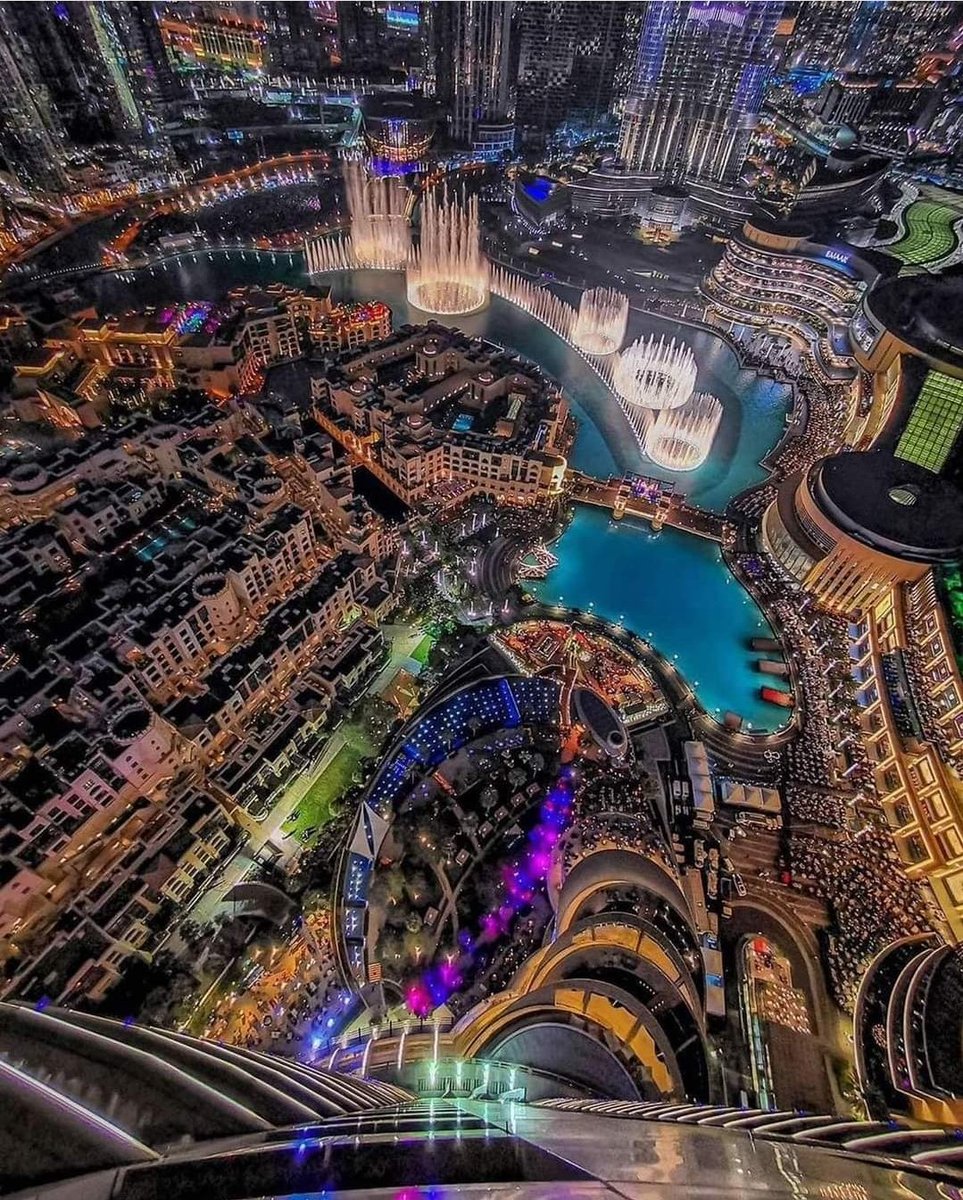 Night View Of  Beautiful Dubai 😍