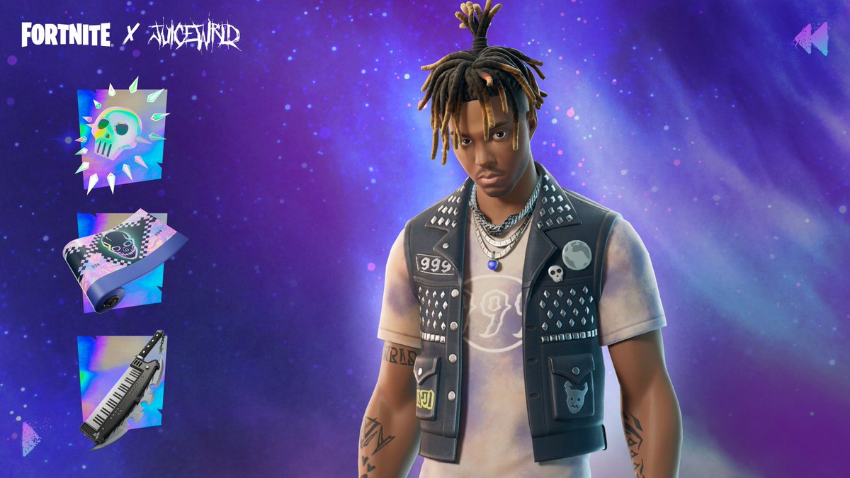 Gaspafv's tweet photo. You can ONLY like this tweet if you want the Juice WRLD skin for FREE! 👀

I will be gifting a few ones 💙

Use code Gaspa to support me #ad https://t.co/r949umAb6D