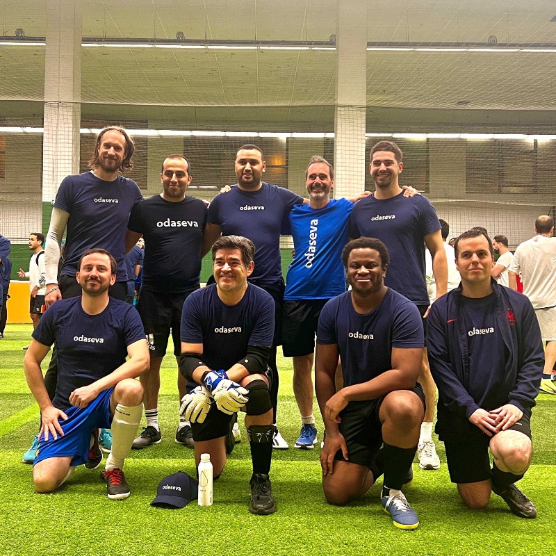 Last week the Odaseva Paris team participated in a Salesforce charity soccer event that raised an incredible €12,000! 🙌

Huge thanks to our players, supporters, and Salesforce for making this meaningful and fun initiative a success. Together, we’re making an impact!