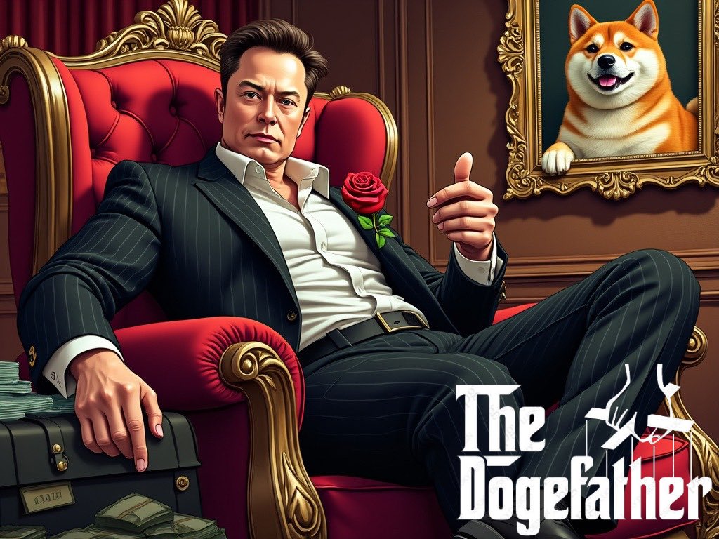 Jabz004's tweet image. Hey Wiseguys! 
Why deal with red tape when you can just DOGE it, capisce? 🤷‍♂️ 
Fast, fun, and friendly transactions—no bureaucracy allowed! 
The $Dogefather gives it a paws up! 🐶💼🚀 #DogeLife #MadeMen