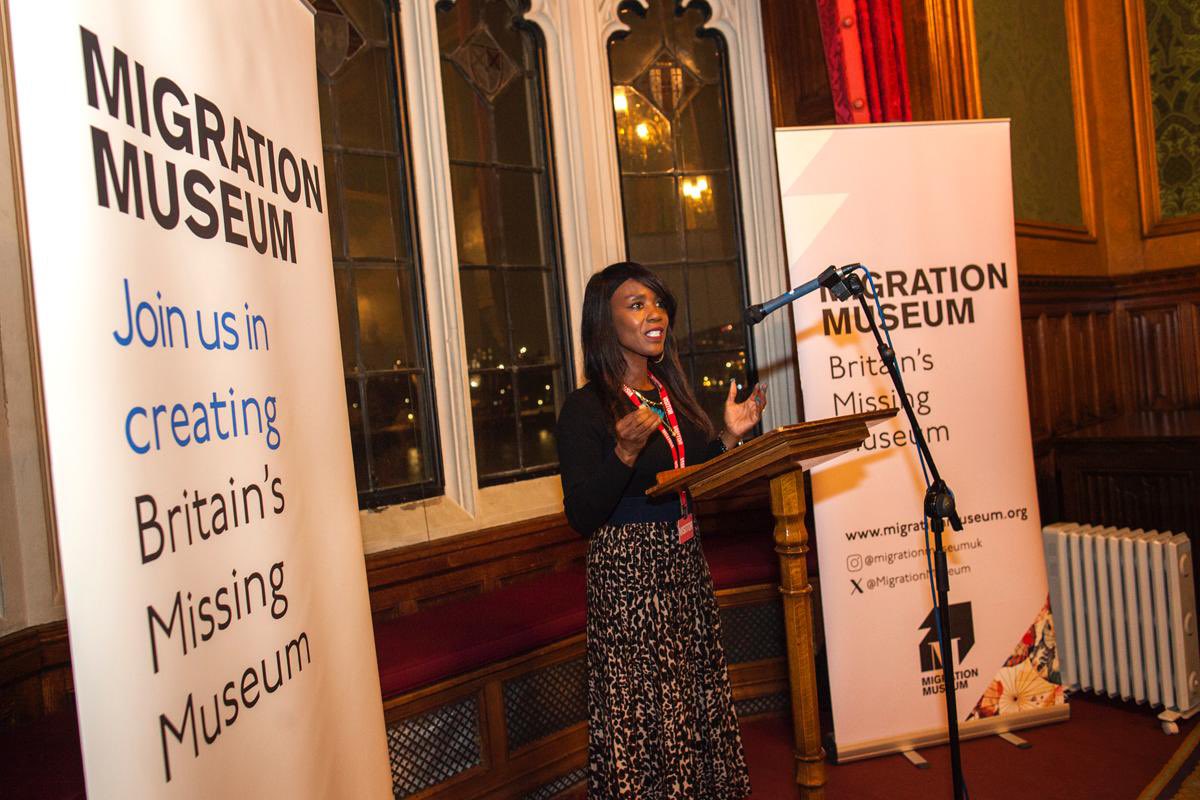 debs_wb's tweet photo. Lovely evening in Parliament celebrating the exciting plans the @MigrationMuseum has for a permanent home in London. It was great to speak &amp; share the support the @MayorofLondon and I have towards such an invaluable organisation unveiling the stories of our migrant communities. https://t.co/2d2jhjg0nn