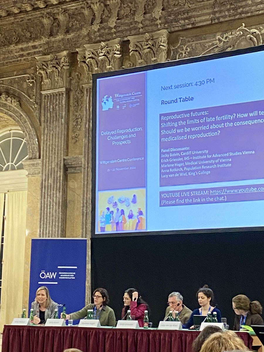 Wittgenstein Centre (@wicvienna) on Twitter photo The Round Table starts now! If you cannot be here in person, we got you. 🤓 There will be a Live Stream on the Youtube Channel of <a href="/univienna/">Universität Wien</a> under the following link: youtube.com/live/p5iTyssGR…. @IIASA #latefert #RoundTable #LiveStream The Round Table starts now! If you cannot be here in person, we got you. 🤓 There will be a Live Stream on the Youtube Channel of <a href="/univienna/">Universität Wien</a> under the following link: youtube.com/live/p5iTyssGR…. @IIASA #latefert #RoundTable #LiveStream