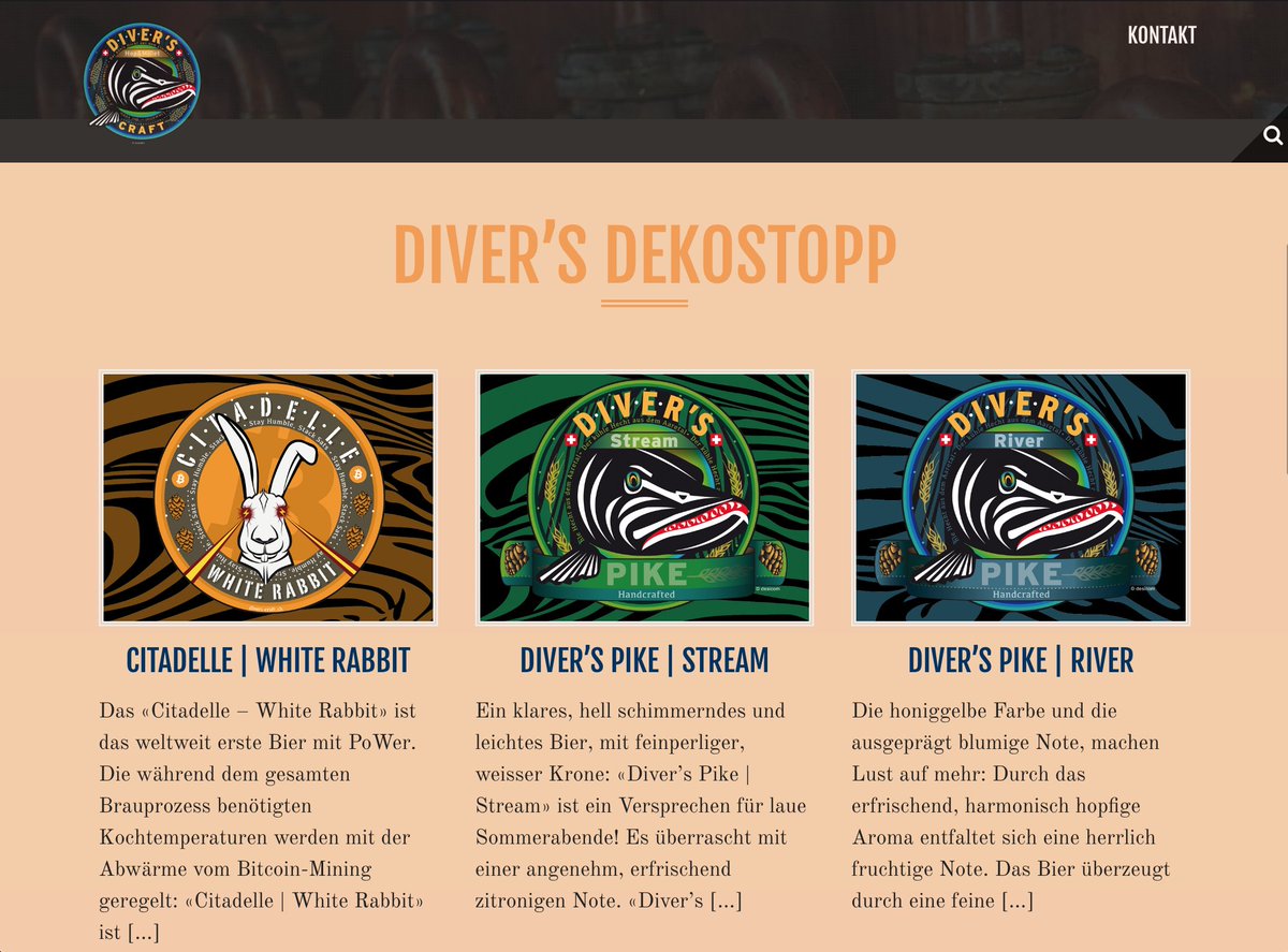 kurz vor 100K ist nun auch die website live! 🥳

divers-craft.ch/pike/