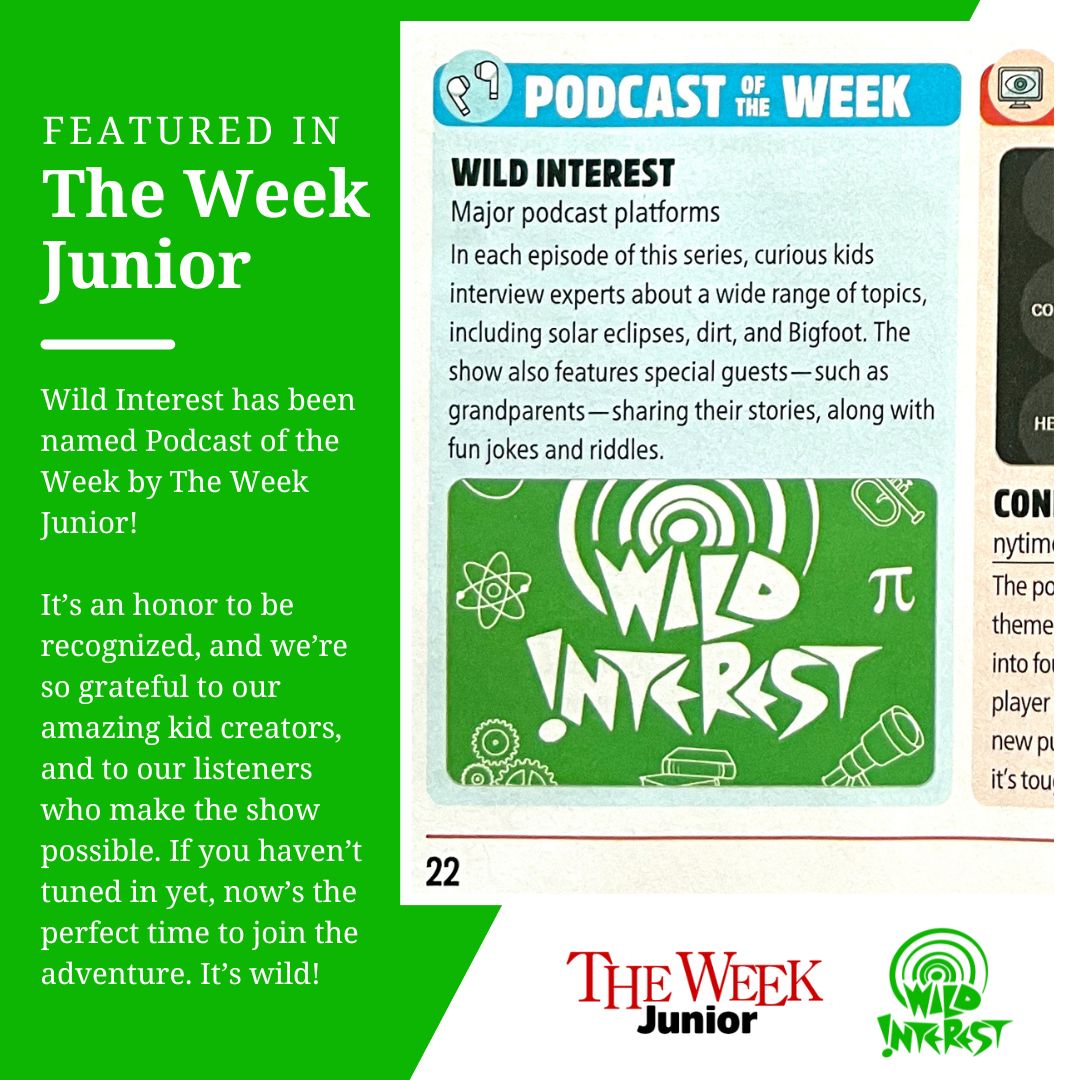 wildinterest (@wildinterest) on Twitter photo <a href="/theweekjunior/">The Week Junior</a> <a href="/theweekjuniorus/">The Week Junior US</a> The Week Junior meets kids at eye level, fostering a love of reading, learning, and action. ❤️📖 It’s the perfect companion to a curious mind—and our kind of magazine! 🙌 We’re so honored to be featured alongside such a great resource for kids.✨ #PodcastForKids #PodcastOfTheWeek <a href="/theweekjunior/">The Week Junior</a> <a href="/theweekjuniorus/">The Week Junior US</a> The Week Junior meets kids at eye level, fostering a love of reading, learning, and action. ❤️📖 It’s the perfect companion to a curious mind—and our kind of magazine! 🙌 We’re so honored to be featured alongside such a great resource for kids.✨ #PodcastForKids #PodcastOfTheWeek