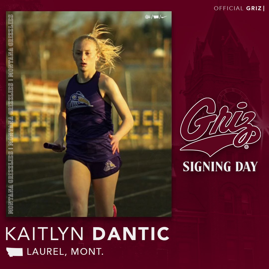 A podium finisher at the state meet with a 100 PR of 12.31 seconds. Kaitlyn Dantic is going to be a difference maker for the sprints group!

#GrizTF | #GoGriz
