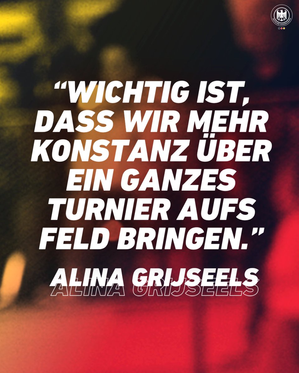Klare Worte von unserer Kapitänin Alina Grijseels! 💪
--
Zum Interview➡️ handball.net/news/grijseels…