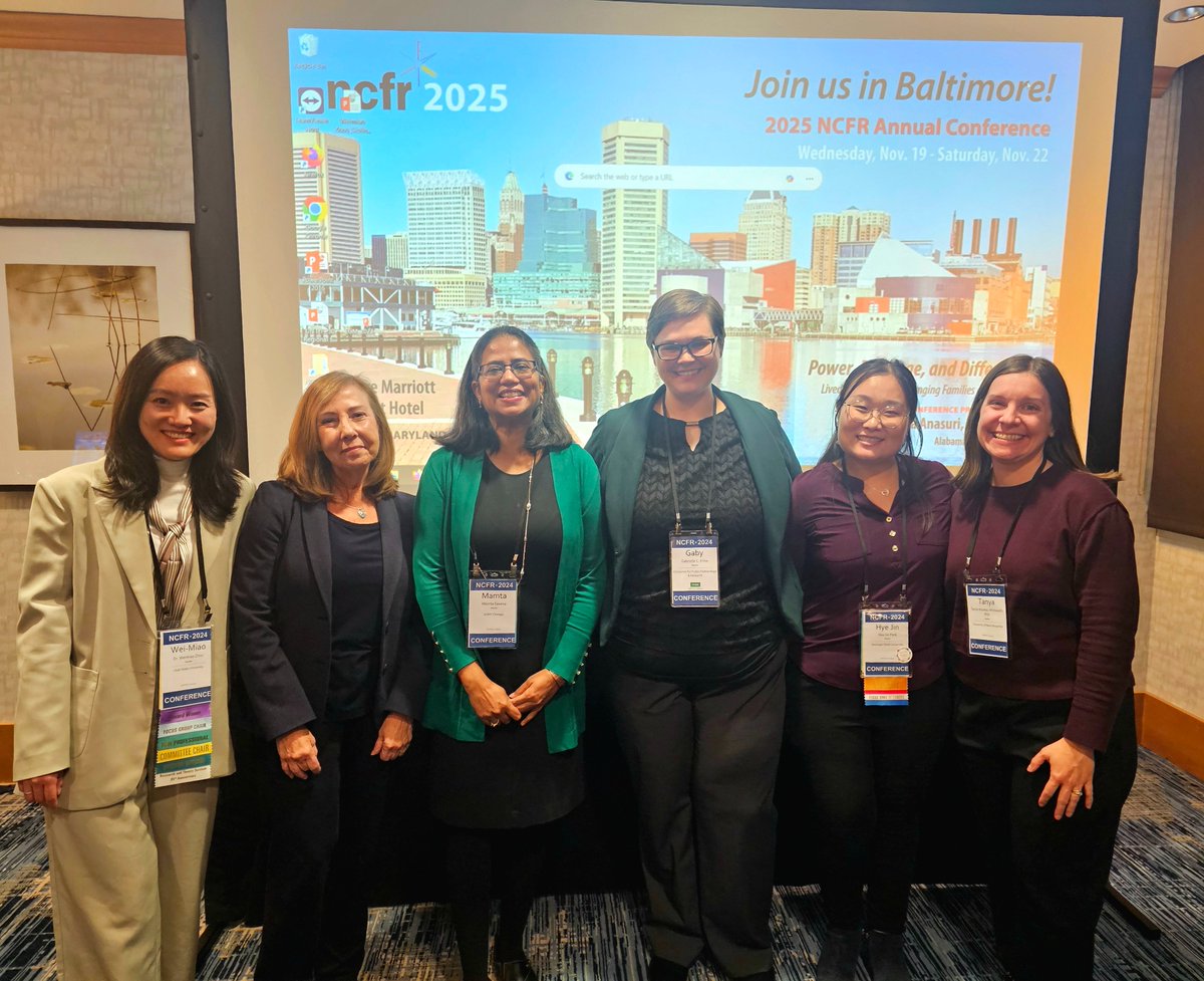 Such an honor chairing the symposium on siblings at NCFR conference in Bellevue, WA. Accomplished speakers, insightful papers, and engaged audience.  Even the storm couldn't dampen our spirits. Looking forward to leading siblings focus group today. #NCFRgold