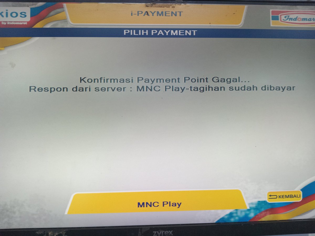 gumzen17's tweet photo. @MNCPlayID saya pelanggan lama dengan user ID 1000463207  ingin berrtanya karena ini baru pertama kali sejak berlangganan, setiap ingin melakukan pembayaran muncul spt pd gambar,mohon penjelasannya https://t.co/4txzNTYpGz