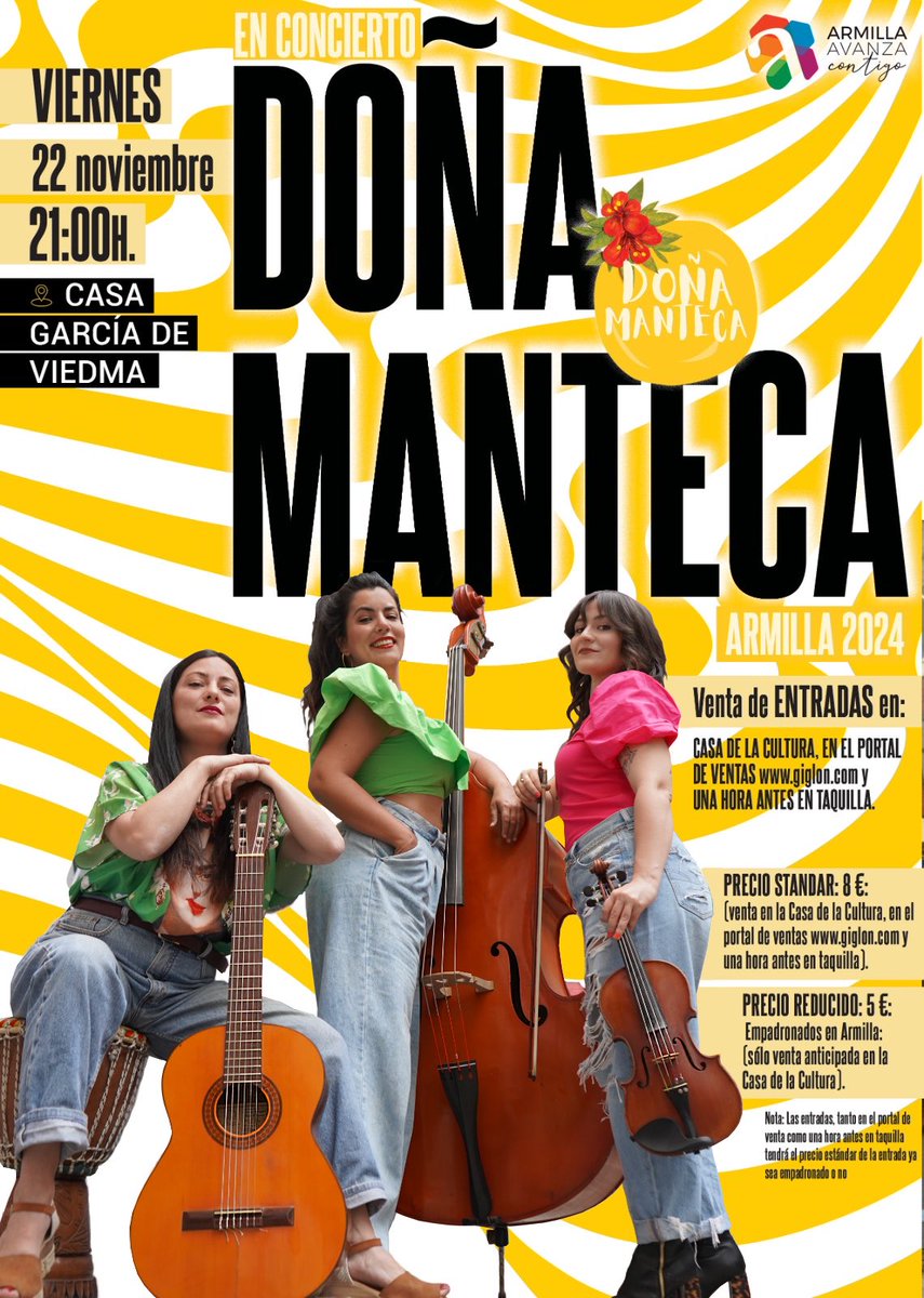 El próximo viernes daremos nuestro primer concierto después de la DANA. Que Granada se prepare que vamos con ganas de darlo todo!!!