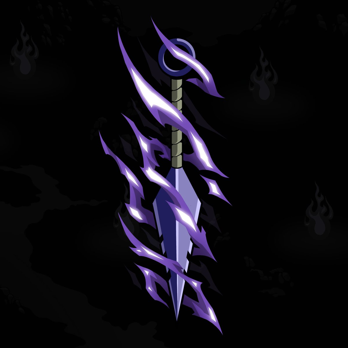 The kunai is your main weapon as a Shinobi.  

These kunai contain fragments of the realm's lost vitality and will play a role in reviving the legendary Shadow Ninjas. 

Special Kunai have been crafted for communities ready to enter our world. 

Few have been claimed, more are