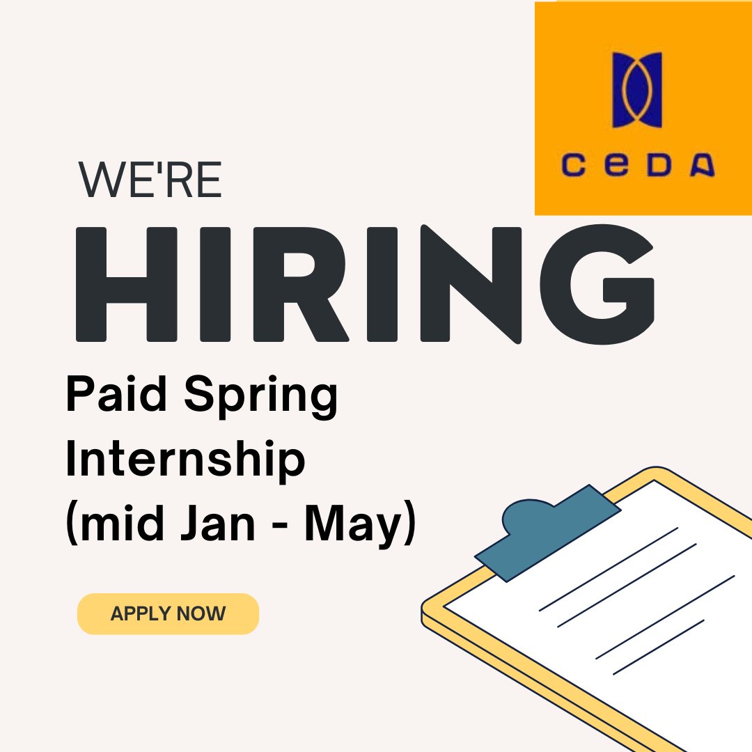 opportunitiesfy's tweet image. 🌍 Paid Virtual Spring Internship at CEDA🌍

An internship in Policy &amp;amp; Advocacy, Communications, &amp;amp; Nonprofit Development for U.S.-Latin America relations
📆 Apply by: Nov 30, 2024 
👉 wp.me/p23f03-bLX

#InternshipOpportunity #PaidInternship #VirtualInternship #CEDA