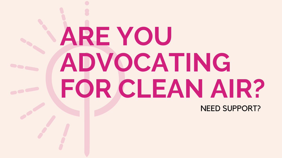 Please join our Virtual Drop-In Sessions. 

1. Connect with other advocates
2. Help w/specific challenges
3. Connect with experts

26 November at 7pm, sign up via link: urbanhealthcouncil.com/air-is-kin/dro…