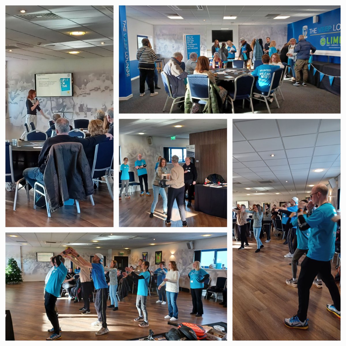HelenLSturman's tweet photo. A few pics from our younger person's event in Warrington today. Thanks to all the providers who supported the event and to everyone who braved the winter weather to come along! 💙 #Parkinsons https://t.co/JskSPCbtaO