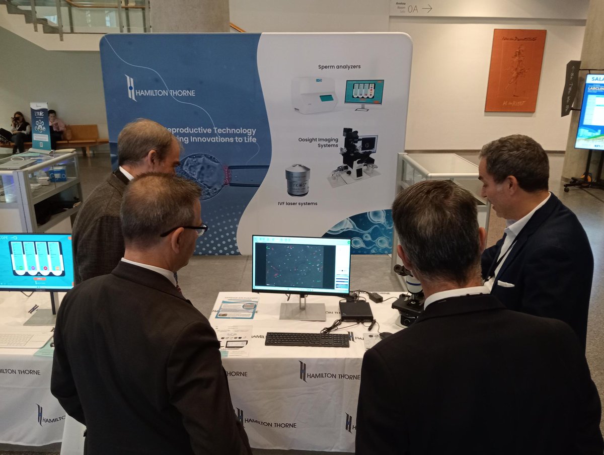 Ayer comenzó el XVIII Congreso Nacional del Laboratorio Clínico, LABCLIN, en Bilbao, España, donde estamos presentes como expositores. ¡Gracias Héctor Díez García!

#HamiltonThorne #LABCLIN2024 #LABCLIN #IVFlab #IVF #FIV #Fertilidad