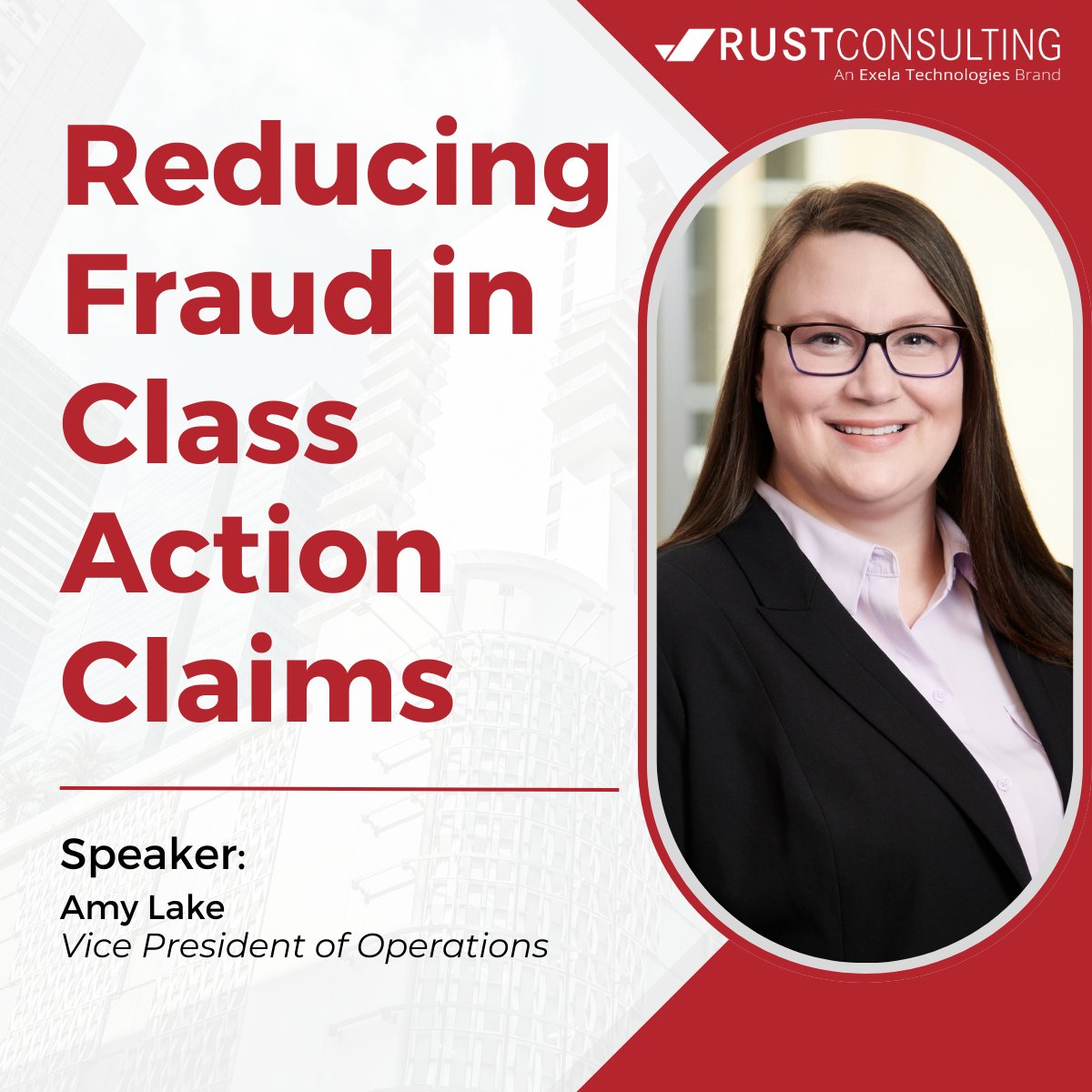 RustConsulting's tweet image. Rust&apos;s VP of Ops Amy Lake was proud to co-present a CLE webinar this week for the Beverly Hills Bar Association. Amy is a thought leader and frequent writer and speaker on issues surrounding class action settlement administration.