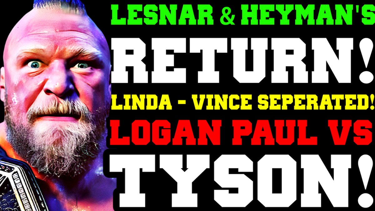 SlatsRock's tweet image. WWE News! Brock Lesnar &amp;amp; Paul Heyman Return TEASED! How WWE TREATED Lashley &amp;amp; MVP Revealed! AEW News
youtu.be/4XOvFOC6eYI
#DanielGarcia #DaddyMagic #JackPerry #ChrisJericho #TomohiroIshii #WheelerYuta #OrangeCassidy #JonMoxley #AEWDynamite #Wrestling #WrestlingNews