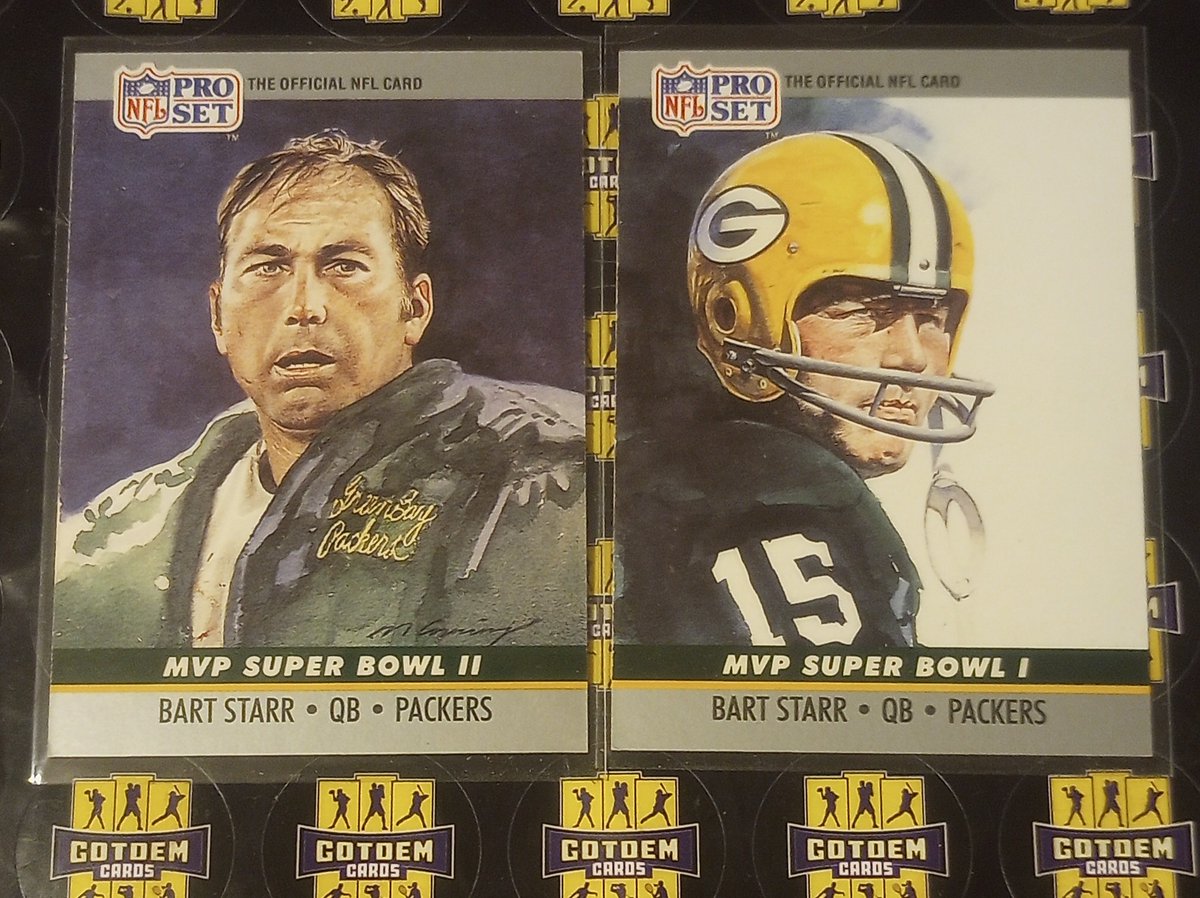GotdemCards's tweet image. Pro set Bart Starr lot the legend 😎 HOF #Packers #GB

$5 OBO 

🏆 If you Repost This your Awesome 

🏆 If you tag people into this post Your Amazing

#TheHobbyFamily  #THFpro #thehobby #NFLonX #sportscardsforsale #NFL…