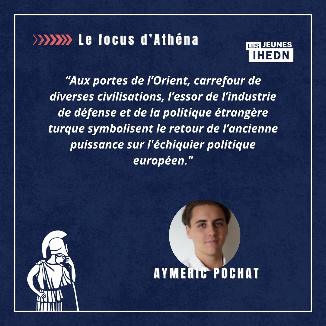 [ #FocusdAthéna🖋️] Découvrez l’interview de M Aymeric Pochat, réalisée par le Comité Moyen-Orient et Monde Arabe des #JeunesIHEDN : “Turquie : renaissance d’une ancienne puissance au sein de l’échiquier politique européen”

 👉 bit.ly/40VsH7n

#TeamAthéna