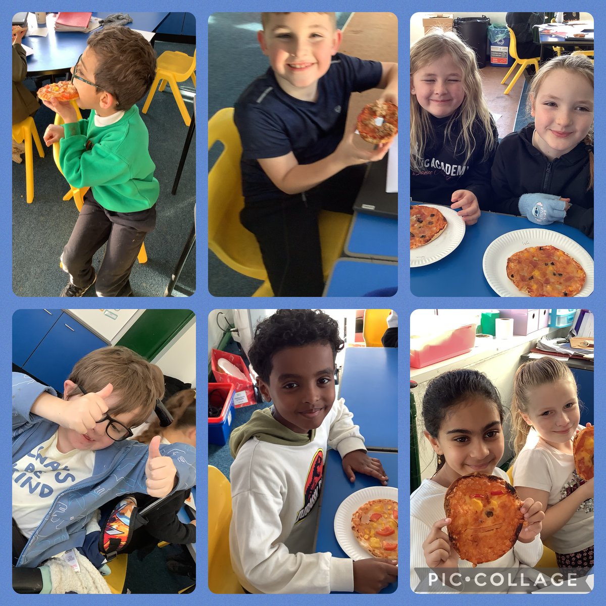 BrynHafodPrm's tweet image. Year 5 have celebrated finishing their topic of Yummy! by designing and making healthy pizzas #HealthyHabits  #EatwellGuide