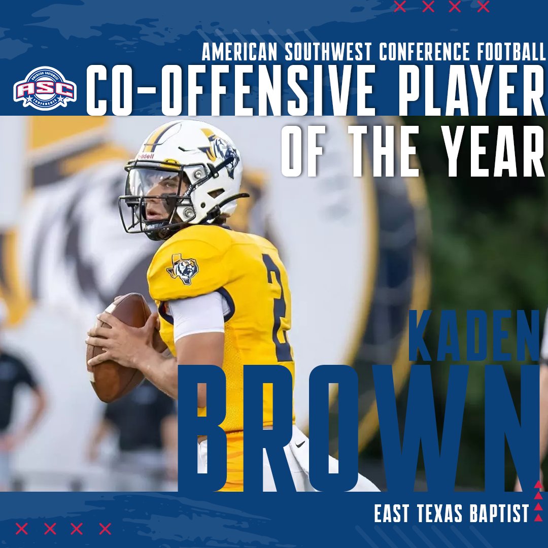 ASC_sports's tweet photo. FB | Co-Offensive Player of the Year

⭐Kaden Brown⭐

#ascsports #ascfb #d3fb | @GoETBUTigers https://t.co/J5LBadMyVf