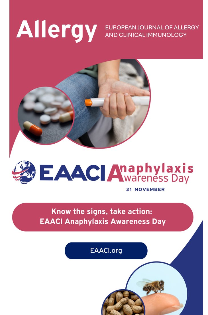 Anaphylaxis is a life-threatening severe allergic reaction that currently affects 1-2% of the global population. As part of World Anaphylaxis Day launched by #EAACI on the 21st of November 2024, we would like to raise awareness of research studies aimed to improve our