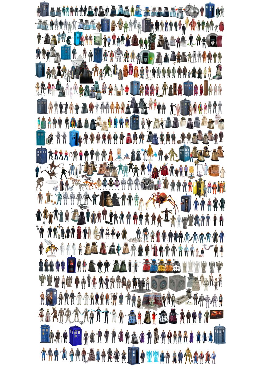 AndrozaniChap's tweet image. 🆕 UPDATED! Every @CharacterToysUK
#DoctorWho 5.5inch scale figure from 2005 to 2024 - featuring updated photos from this years CO ONLINE , B&amp;amp;M and retail releases. 

FULL RES VERSION AVAILABLE HERE - drive.google.com/file/d/14IjB3O…