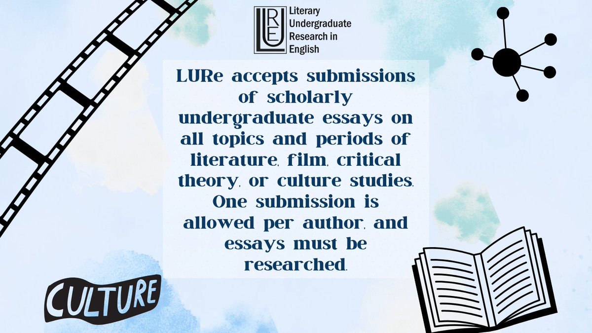 Are you an undergraduate interested in publishing a paper? LURe journal is accepting papers now through January 8th, 2025! To submit, visit lurejournal.com/submit/

#LURejournal #UWG #undergraduates #callforpapers #undergraduateresearch #studentwriters #studentlife