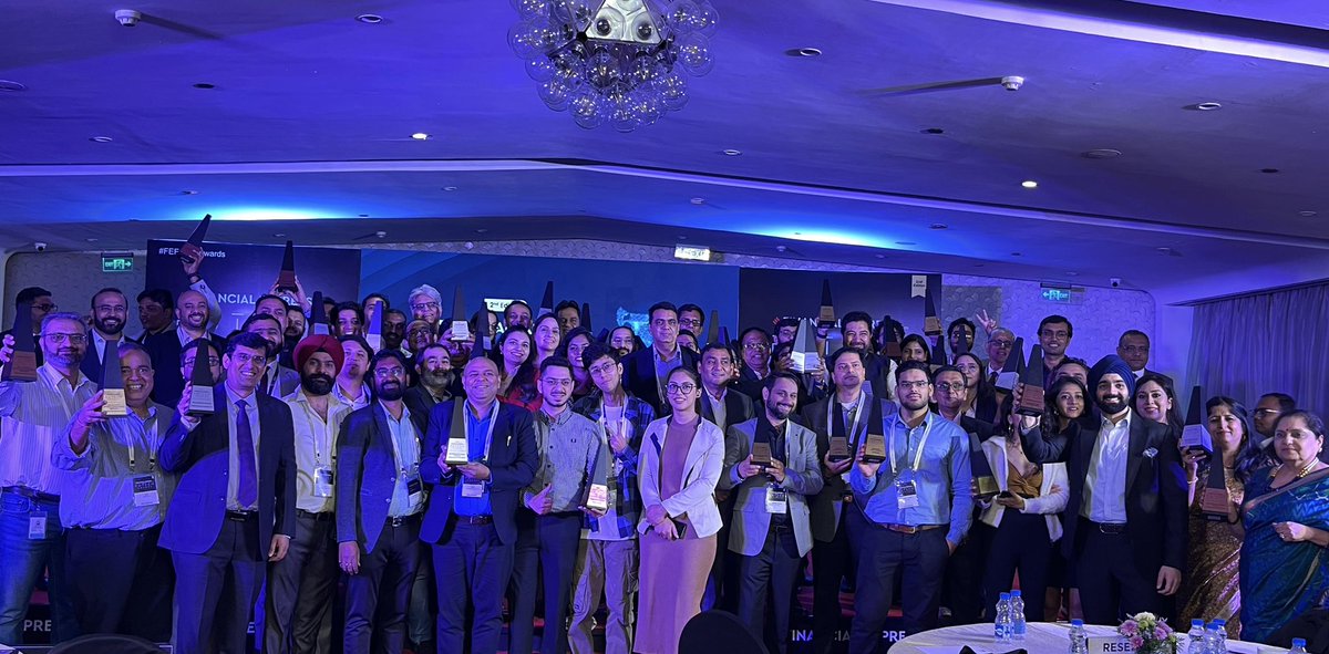 FinancialXpress's tweet image. And that’s a wrap! The FE Futech Awards conclude with these incredible winners taking the spotlight. A big Congratulations to all for your outstanding contributions! ✨

#FE #FEFutechAwards #FutechAwards #Tech #AI #Health