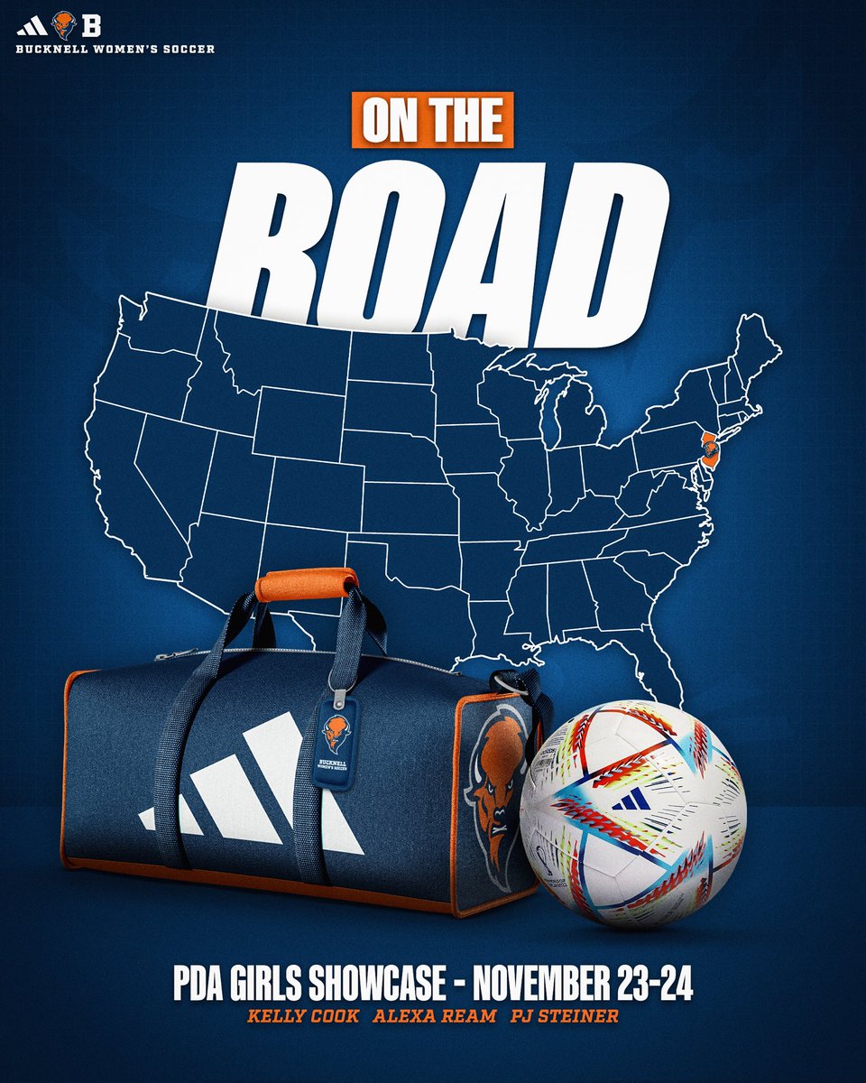 Bucknell_WSOC's tweet photo. The coaching staff is headed to the PDA Girls Showcase this weekend!

Send us your schedules or drop them below ⬇️ 

#FutureBison🦬 https://t.co/2MuUCOVsBU