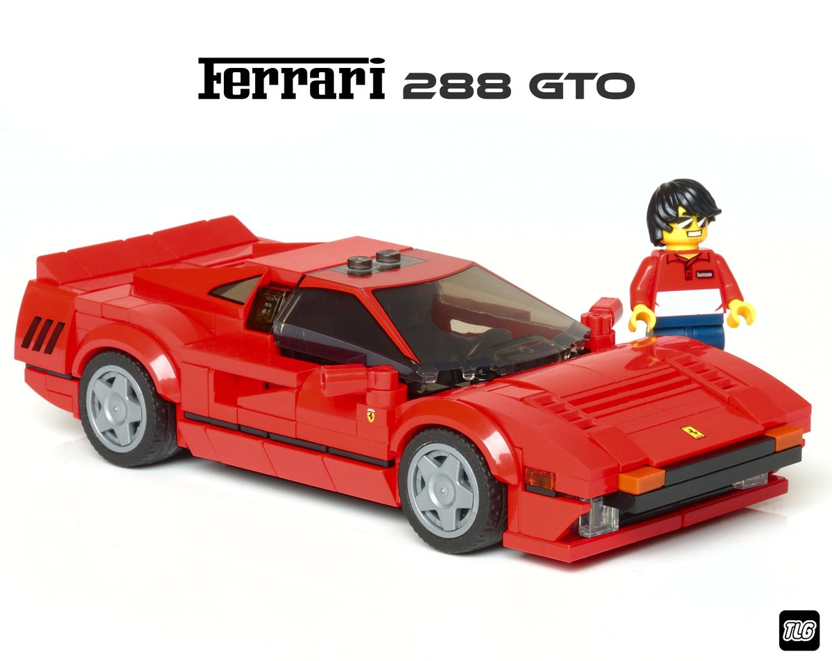 Ferrari 288 GTO built in 8 studs wide Speed Champions style. Photos, info and building instructions:
rebrickable.com/mocs/MOC-20154…
#Lego #SpeedChampions #LegoCar #Ferrari288GTO