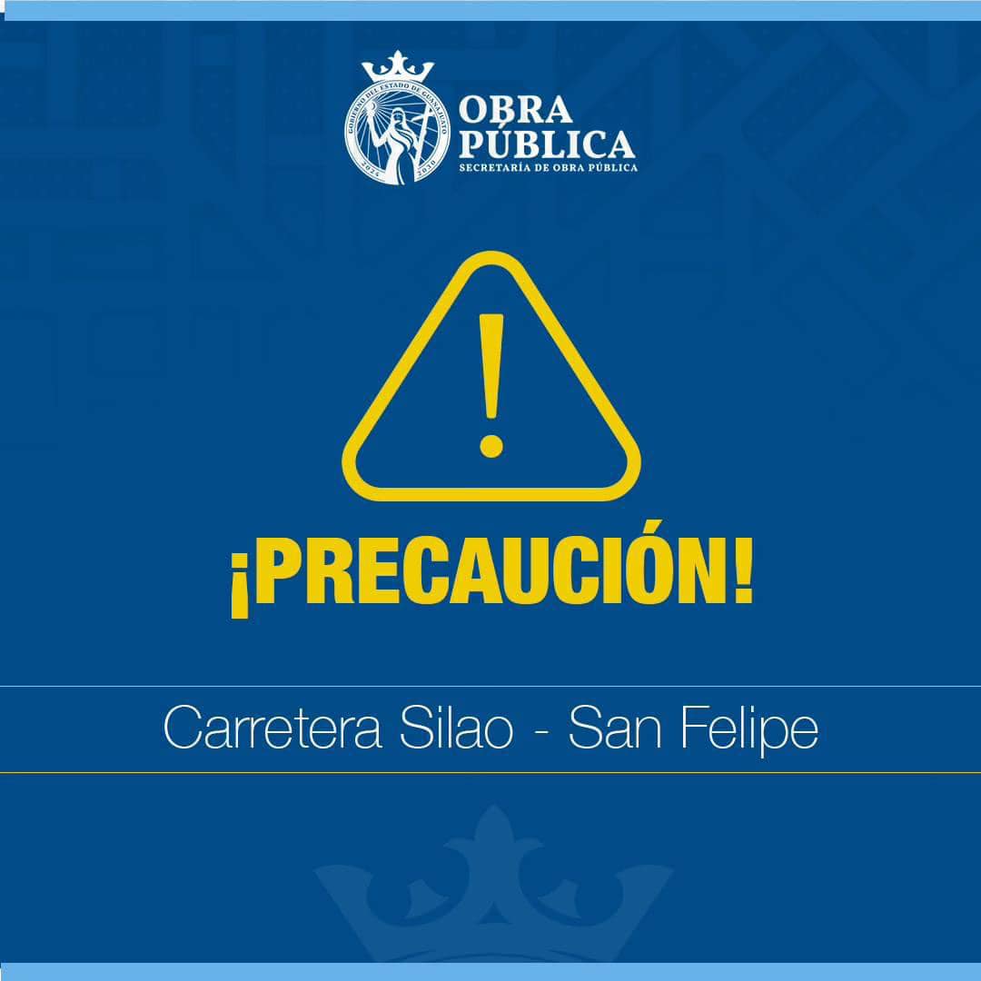 obragobgente's tweet photo. ⚠️ ¡Precaución! ⚠️

Derivado de un accidente vial en el km 44+000, se encuentra 🚫 totalmente cerrada 🚫 la carretera #Silao - #SanFelipe, se mantendrá así por un lapso de 6 horas.

Como ruta alterna, te recomendamos tomar la carretera #León - #SanFelipe. https://t.co/scsZqBlKAH