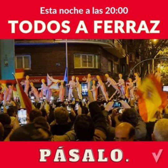 FrenteLGTBI's tweet image. Y para cuando un paseo por La Moncloa ?? 

#TodosAFerraz #HayQueEcharlos #SanchezAPrision #GobiernoCriminal 
#NoviembreNacional #SóloQuedaVOX 💚🇪🇸