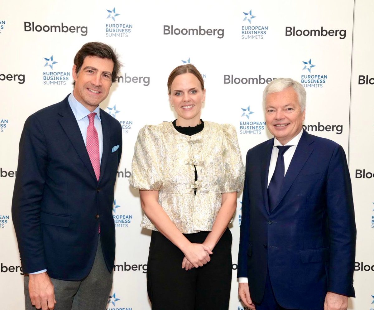 Thanks to <a href="/ebsummiteurope/">European Business Summits</a> for its invitation to chat with <a href="/BrusselsGeek/">Jen Baker</a> - respect for the rule of law, digitalisation, less fragmentation are all essential to make the single market work for businesses and people. 

🇪🇺 can foster a thriving, competitive economy while ensuring