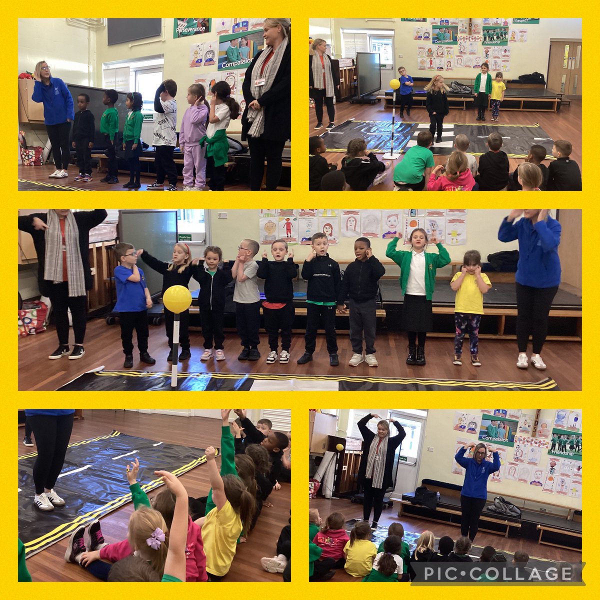 🚸Dosbarth Rhymney have been learning about Road safety today with the Welsh Government Child Pedestrian Training scheme.🚸 #stdavidsciwRhymney #stdavidsciwEco #stdavidsciwEthicalinformed
