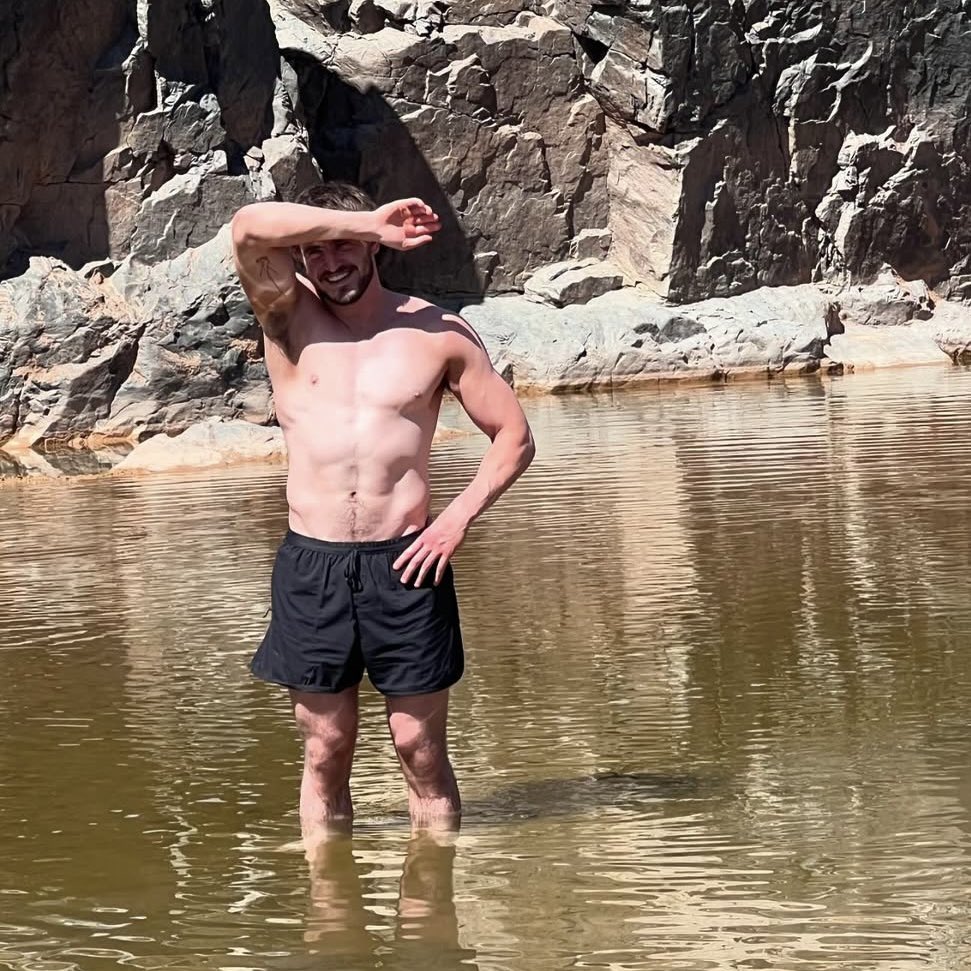 FilmUpdates's tweet image. Paul Mescal photographed by Pedro Pascal. 📸