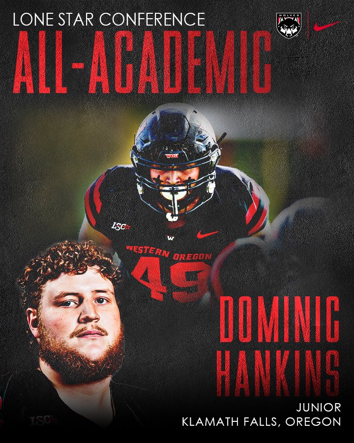 STUDENT-athlete ...

Congrats to Dominic Hankins for being voted onto 11-person LSC All-Academic Team.  

RELEASE: wouwolves.com/news/2024/11/2…