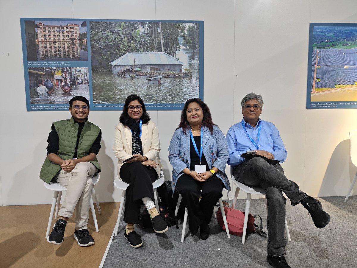 An amazing discussion with C3ER at Bangladesh Pavilion at COP29 regarding Climate Olympiad! ☘

#Brighrers
#ClimateEducation