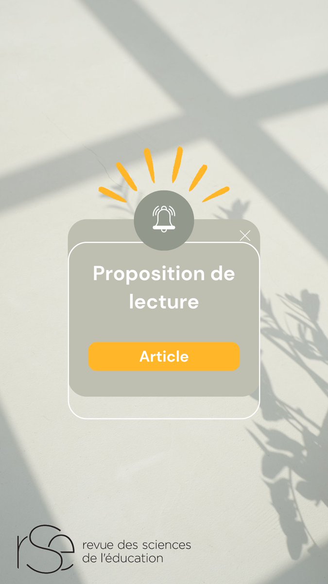 Article 36(3) | En cette Journée de la philosophie (UNESCO), cet article propose une analyse philosophique de la résistance à l’éducation à la santé, étayée par certains apports de la pédagogie socratique.
 
Lien vers l’article : erudit.org/fr/revues/rse/…