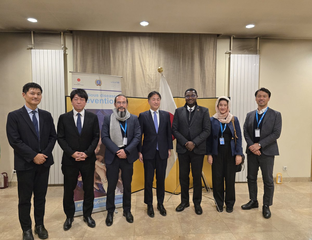 Thanks to Ambassador KUROMIYA Takayoshi of <a href="/JapaninAFG/">Embassy of Japan in Afghanistan</a> for hosting my colleagues &amp; I. 

<a href="/UNICEFAfg/">UNICEF Afghanistan</a> continues to appreciate the funding &amp; support from <a href="/japan/">japan</a> in health, education &amp; humanitarian assistance #ForEveryChild in Afghanistan.