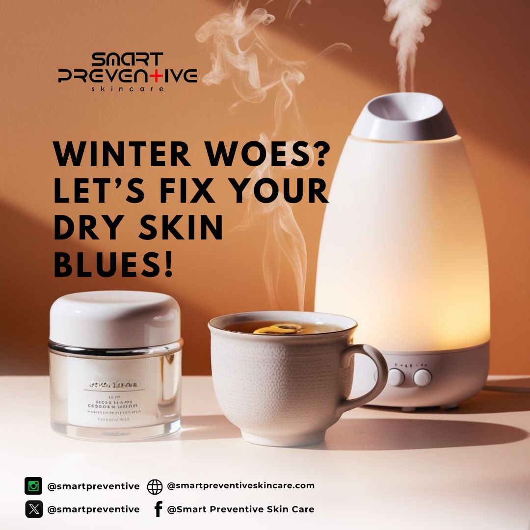 SmartPreventive's tweet image. ❄️ Winter skin feeling dry &amp;amp; irritated? Fix it with these quick tips:
1️⃣ Switch to a cream cleanser.
2️⃣ Use a thick moisturizer with hyaluronic acid.
3️⃣ Don’t skip SPF—yes, even now!
4️⃣ Add a humidifier at home.
5️⃣ Hydrate from within (drink water!).
 #WinterSkinCare #SPSC