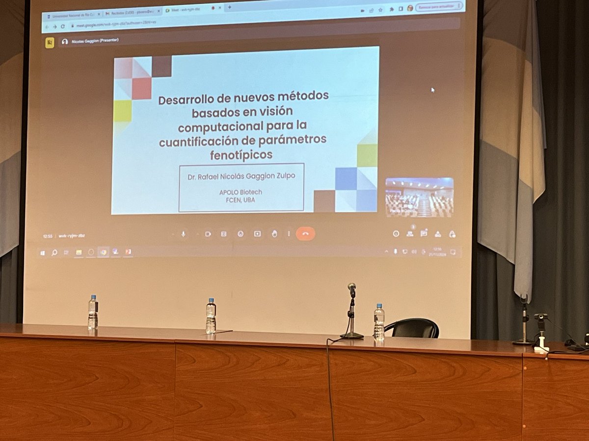 BiologiaCordoba's tweet photo. Para cerrar el Simposio I- Nicolás Gaggion de @apolo_biotech 👏👏👏 https://t.co/hxmtiNJf7V