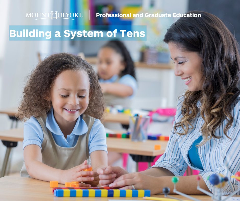 Math Leadership (@mathleadership) on Twitter photo Building a System of Tens
Study the ways children think about separating & combining numbers & what children must understand in order to work with numbers in these ways.
gradadmission.mtholyoke.edu/register/Nondeā¦
#matheducation #MathersGonnaMath #ElemMathChat #iteachmath <a href="/marriamath/">Marria Carrington (she/her)</a> <a href="/teedjvt/">TJ Jemison, M. Ed. š³ļøāš</a> Building a System of Tens
Study the ways children think about separating & combining numbers & what children must understand in order to work with numbers in these ways.
gradadmission.mtholyoke.edu/register/Nondeā¦
#matheducation #MathersGonnaMath #ElemMathChat #iteachmath <a href="/marriamath/">Marria Carrington (she/her)</a> <a href="/teedjvt/">TJ Jemison, M. Ed. š³ļøāš</a>