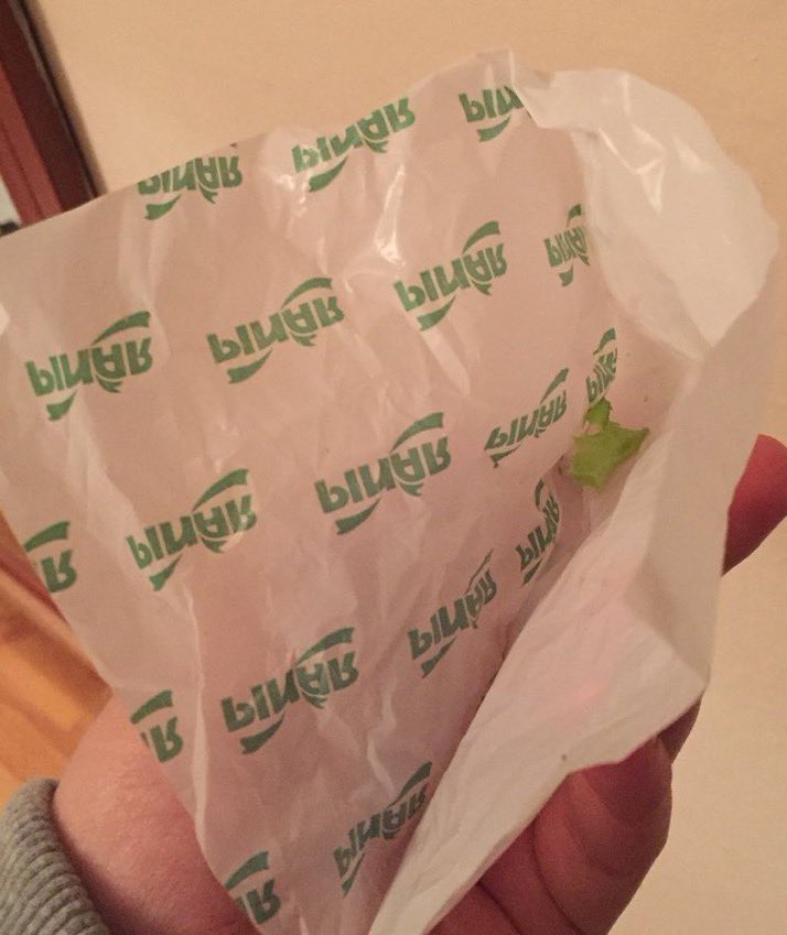 Şunun içinde yediğin şeyin kötü olma ihtimali 0